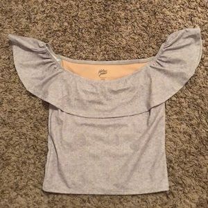 Kortni Jeane Youth Ladies Ruffled Around Top